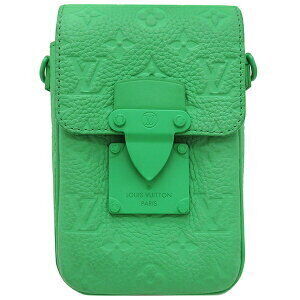 Louis Vuitton Lock Vertical Wearable Wallet Bag Taurillon Green Matte